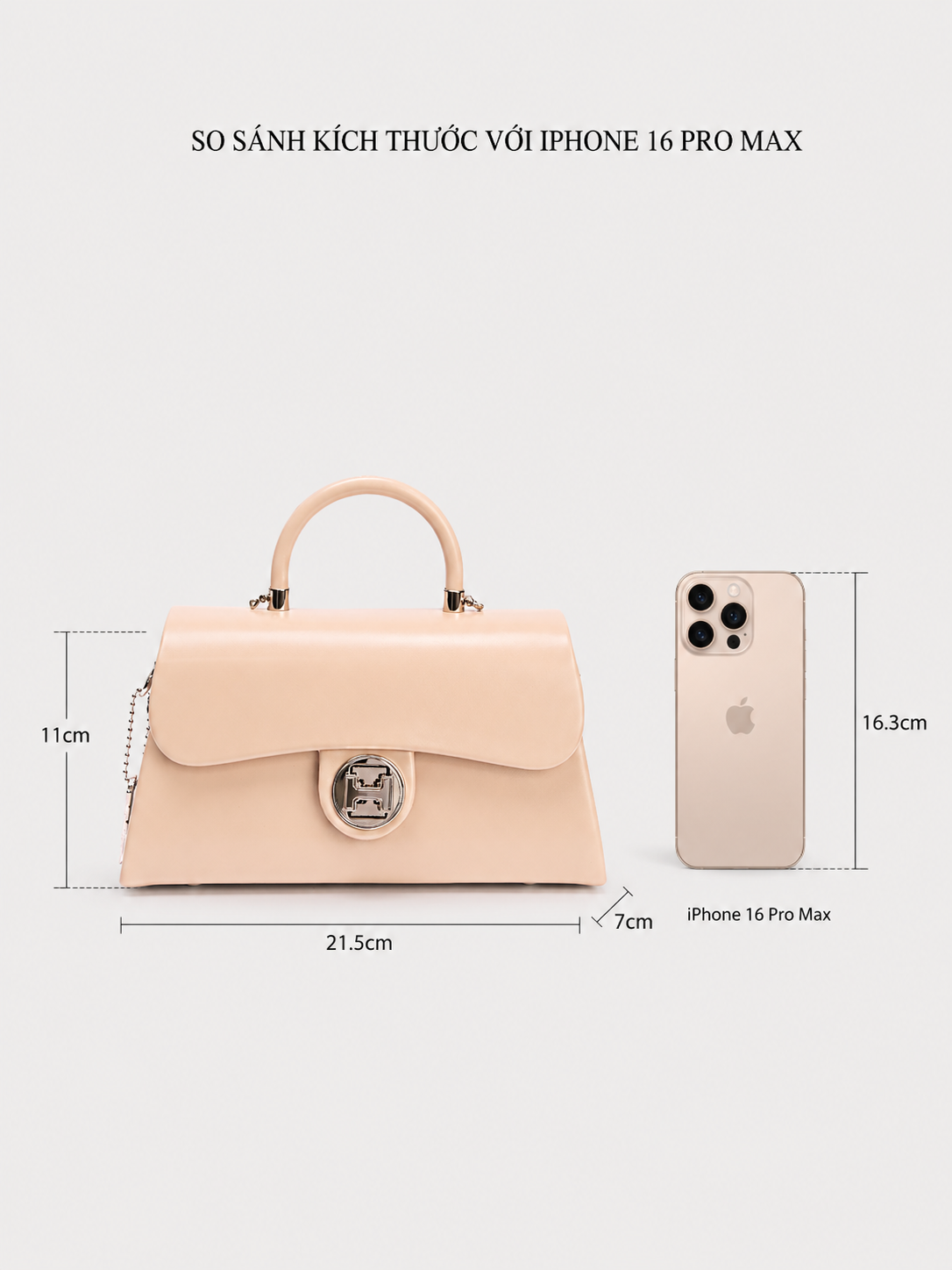 Túi CEDORA chữ H xoay size21.5 8690C_thumbnail_8