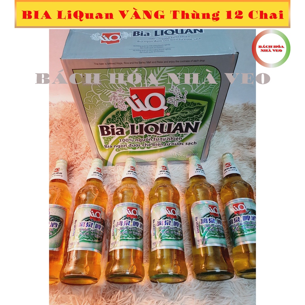 [LẺ] Bia Liquan Vàng, Bia Liquan Trung Quốc 500ml, Hàng Chuẩn Nhập Khẩu, Đóng Gói Chắc Chắn