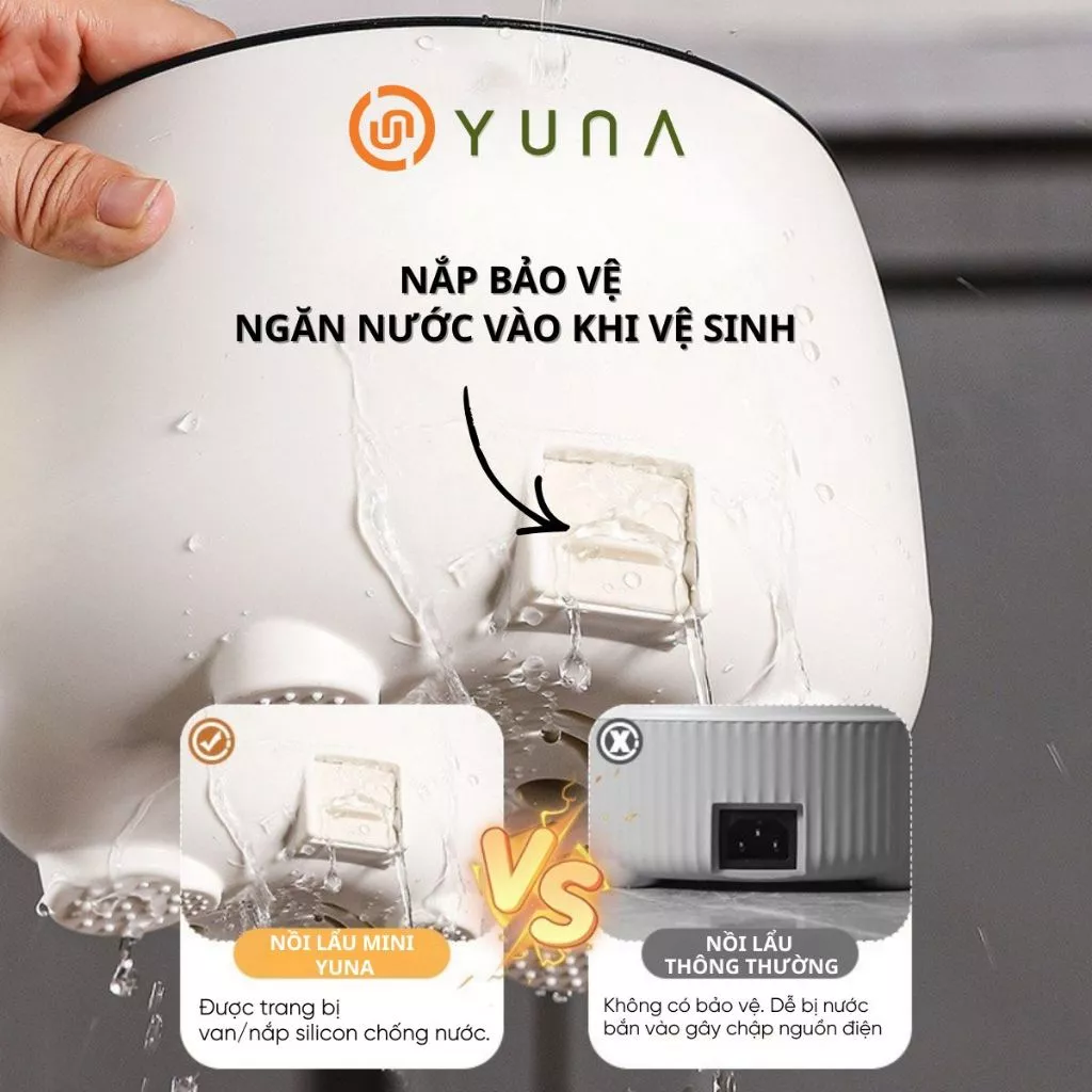 Nồi lẩu  Mini YUNA Đa Năng 2 tầng Chống Dính Tiện Lợi Cho Sinh Viên Dân Văn Phòng Và Gia Đình Nấu Mì_thumbnail_6