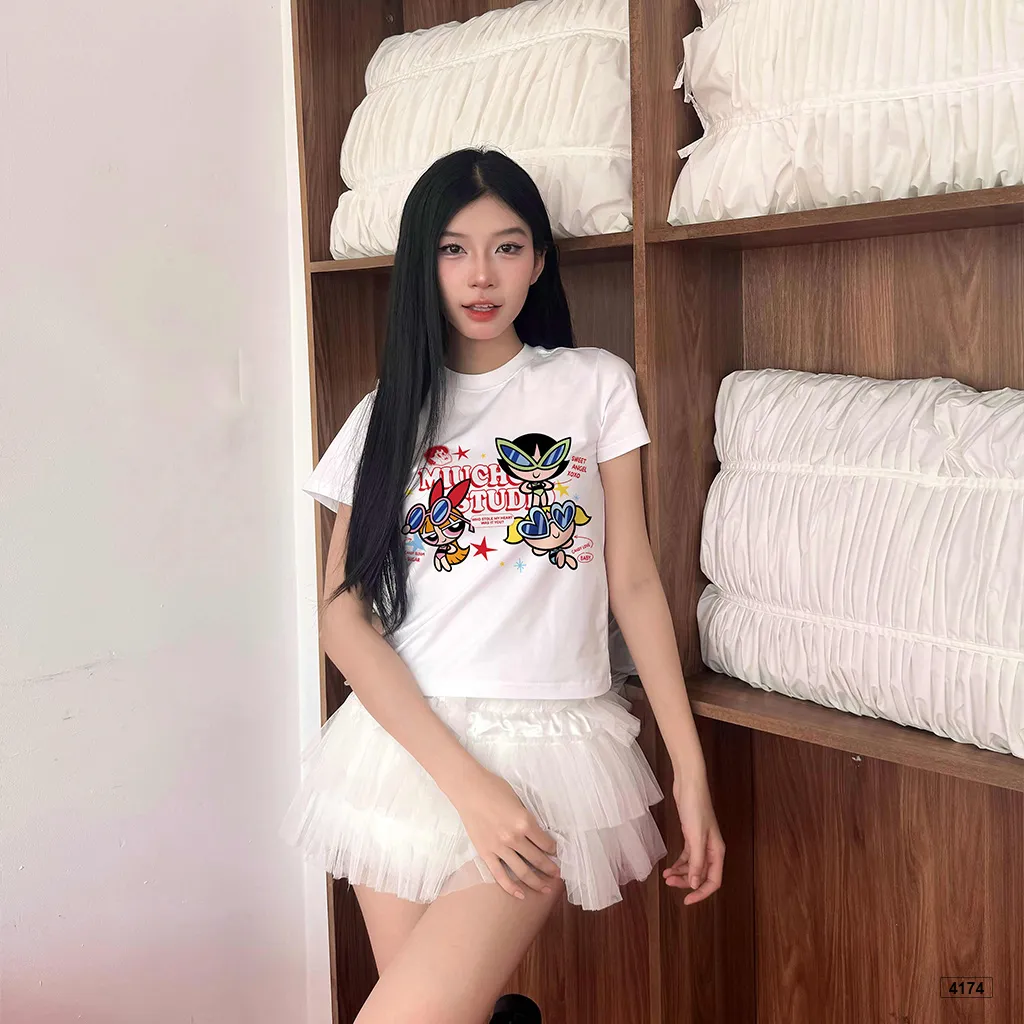 Áo thun babytee Powerpuff Girl Miucho 4174_thumbnail_5