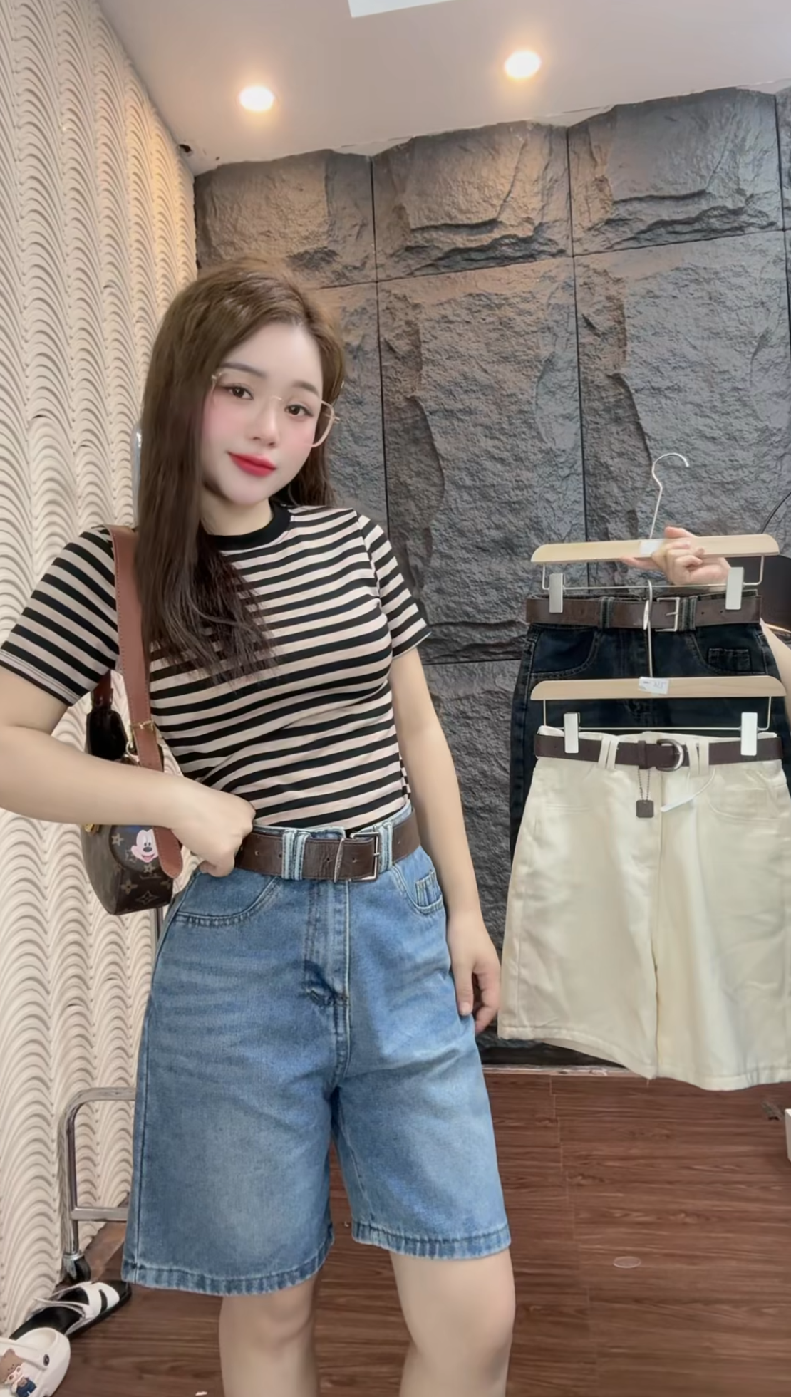 Quần short jean 673