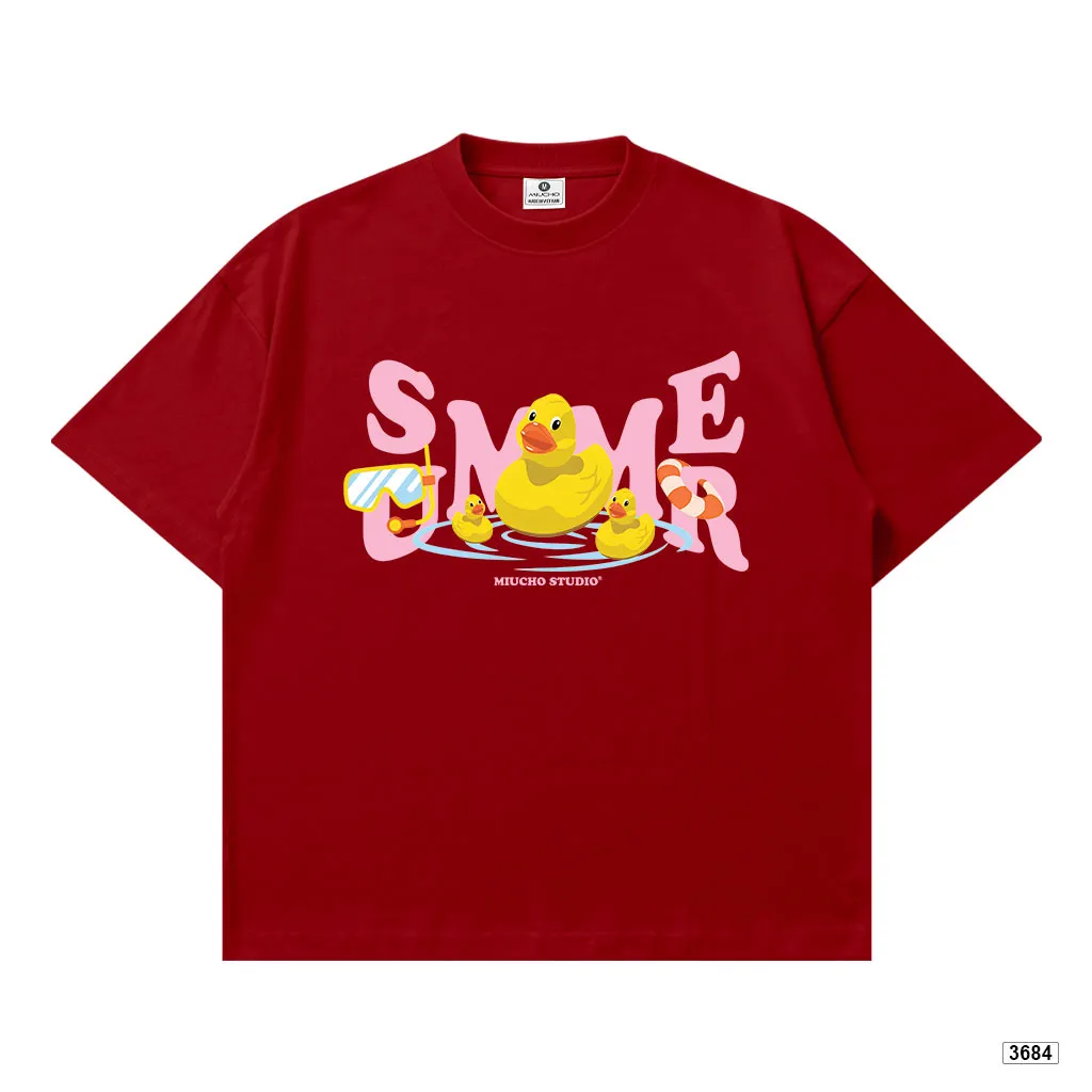 Áo thun boxy nam nữ phong cách mùa hè Miucho 3684_thumbnail_17