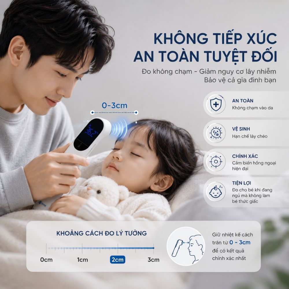 Máy Đo Nhiệt Kế Kachi JXB-315 MK | Đo nhiệt độ cơ thể, nhiệt độ phòng, nhiệt độ bề mặt đồ vật_thumbnail_4