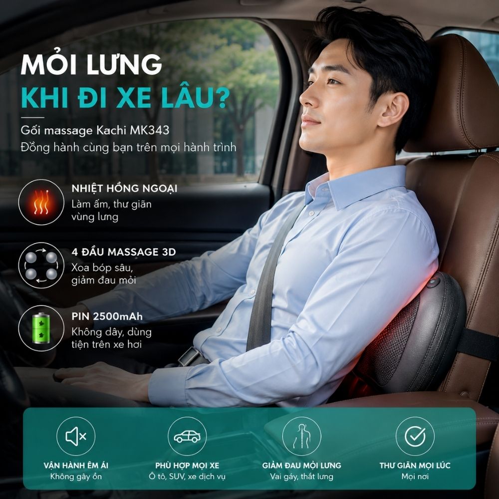 Gối massage không dây Kachi dòng cao cấp MK343_thumbnail_8