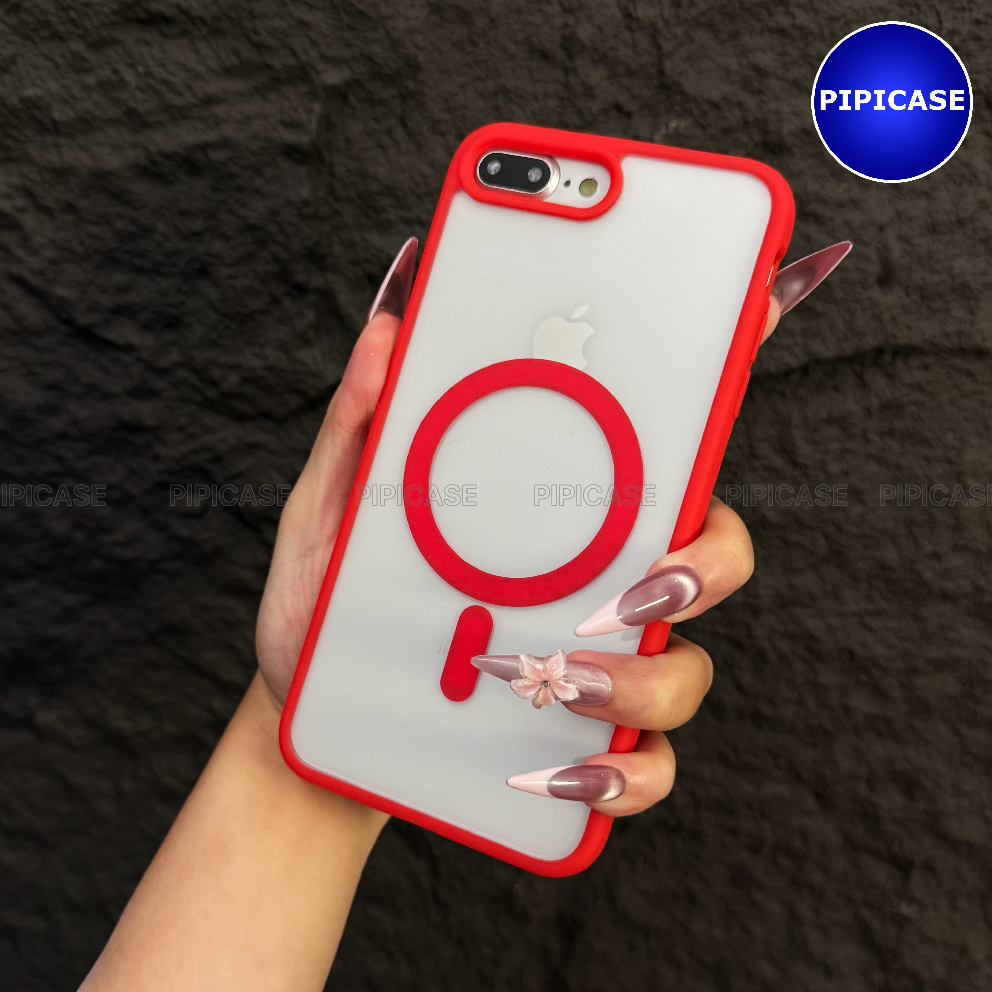 Ốp Lưng iPhone 7 Plus / 8 Plus - Chic - Đỏ Tươi_thumbnail_6