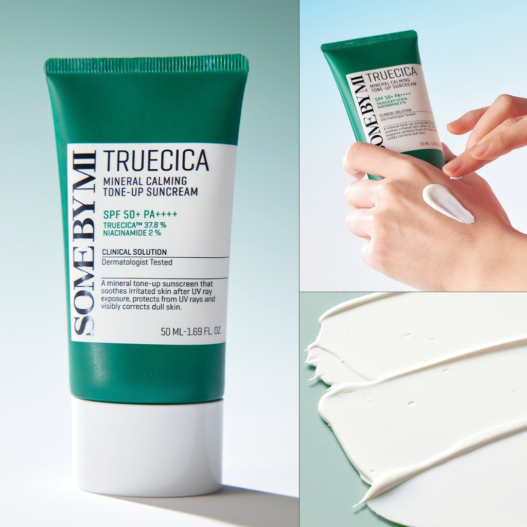 [SOME BY MI] Kem chống nắng nâng tone rau má Some By Mi Truecica Mineral Calming Tone-up SPF50+ PA++++ 50ml_thumbnail_2