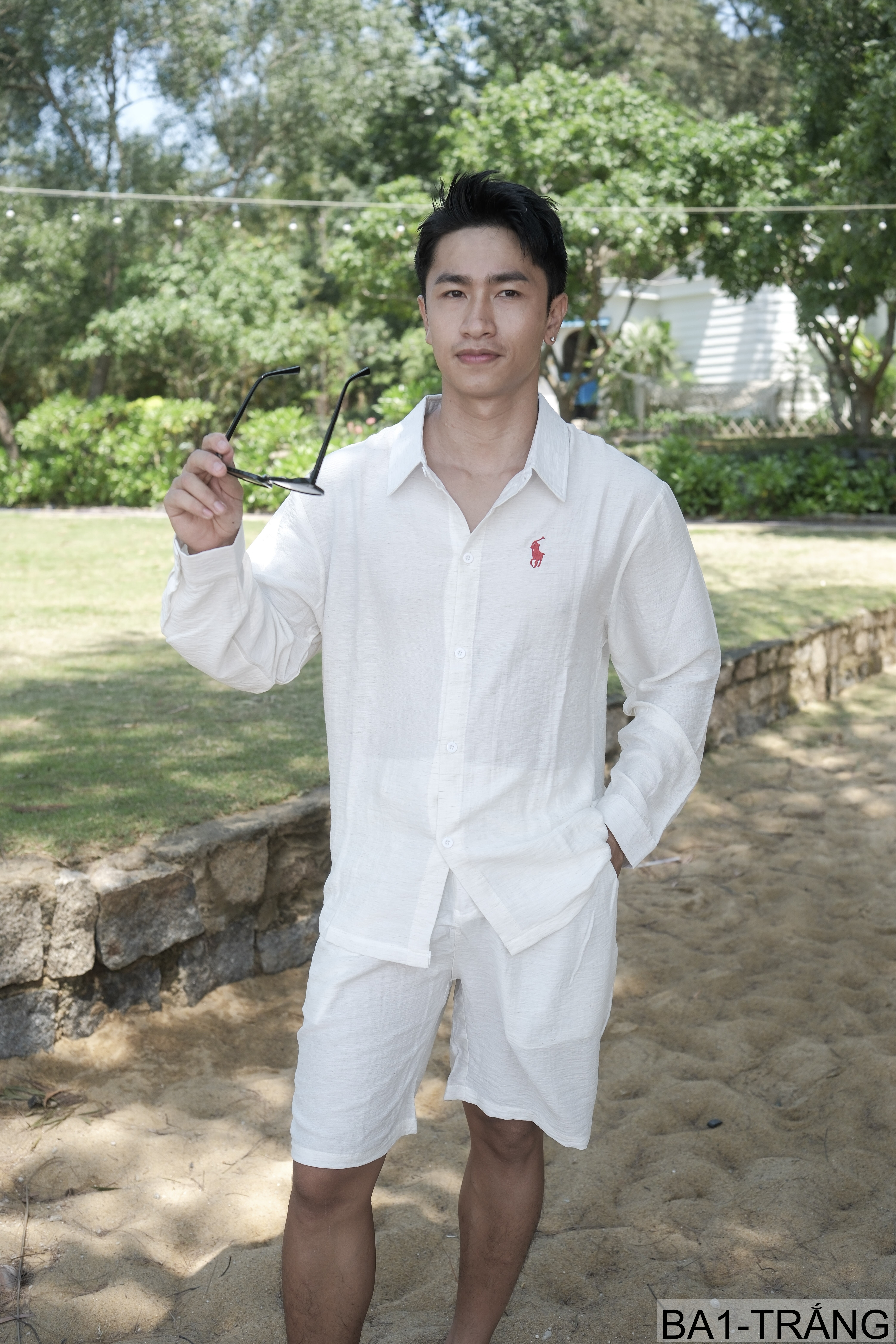 BA1 - Áo sơ mi nam dài tay mùa hè form rộng, chất polyester thoáng mát, phong cách thanh lịch năng động_thumbnail_9