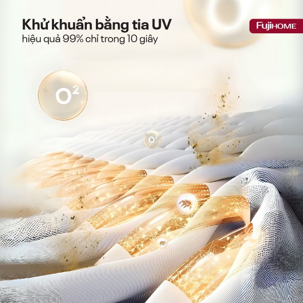 Máy Tạo Ẩm, Xông Tinh Dầu, khử khuẩn UV dung tích lớn Fujihome HM09UV2_thumbnail_7