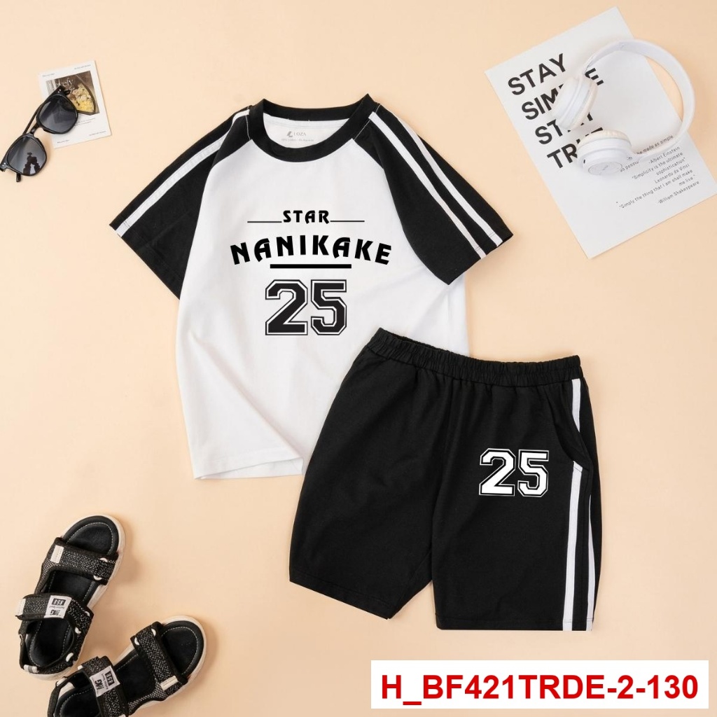 [XẢ KHO] Set bộ thun phối bé trai, bé gái lẻ size size từ 15-40kg - Loza Kids XABF01_thumbnail_47