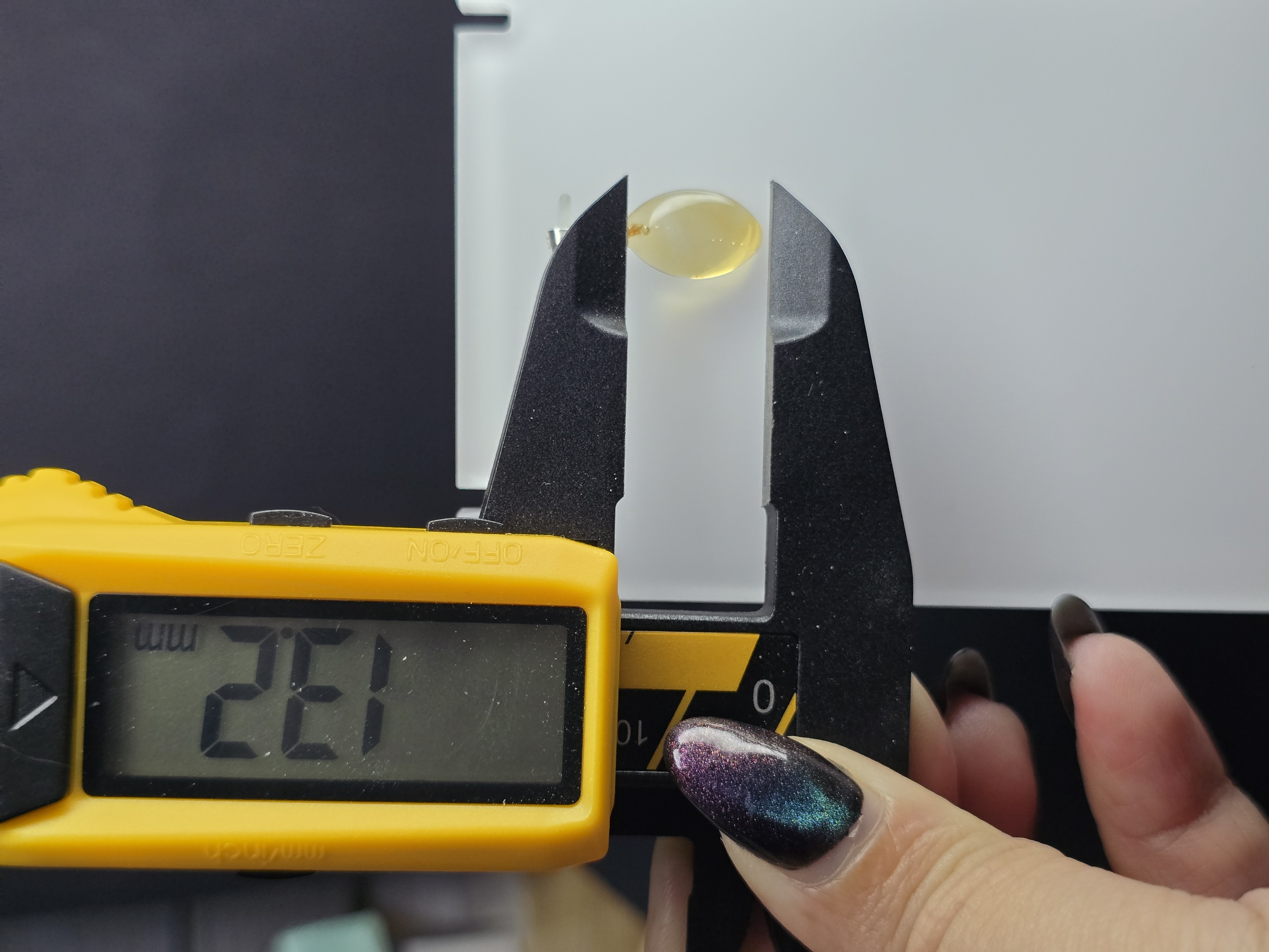 Mặt Vòng Cổ Thạch Anh Vàng Citrine Tự Nhiên Dáng Giọt Nước Khấu Bạc S925 (KHÔNG KÈM DÂY)_thumbnail_5