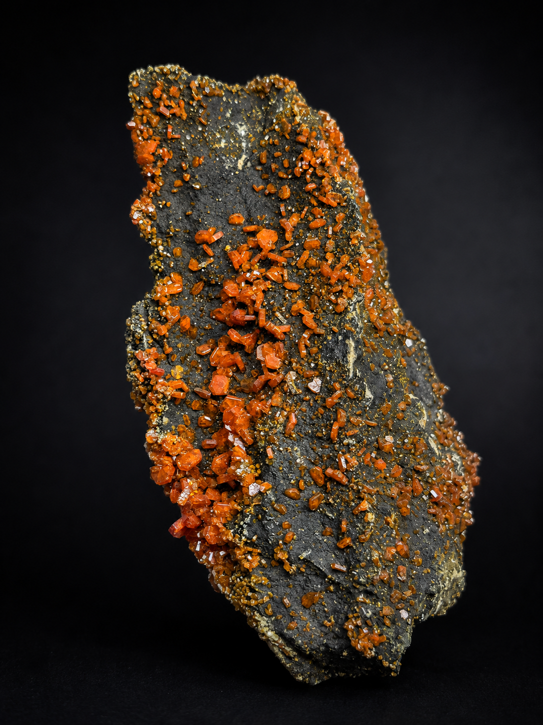 [PRE] Vanadinite từ ACF, Mibladen, Morocco (Kèm Đế Trưng Bày)