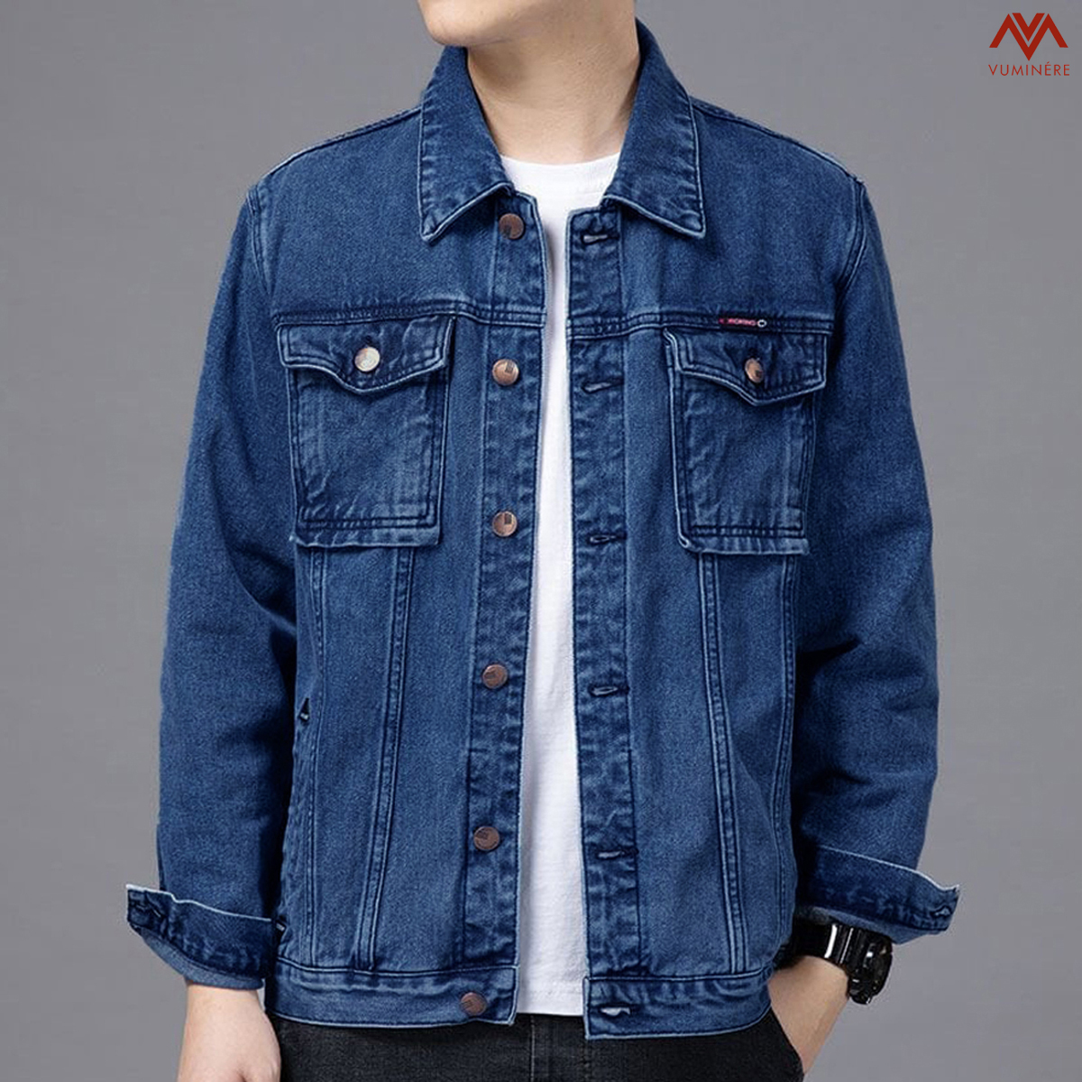 Áo khoác lót lông Jacket Jeans nam ( AZ9 )
