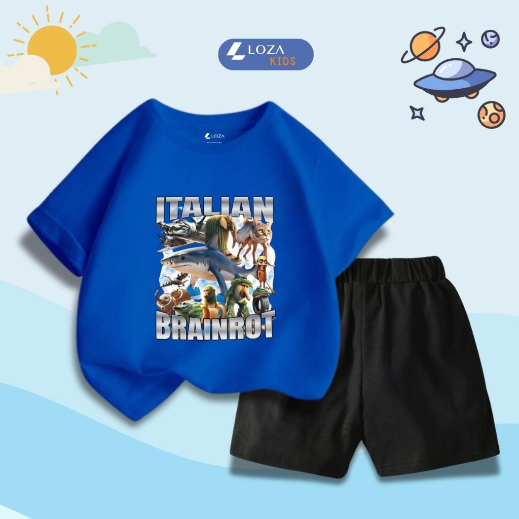 [XẢ KHO SIZE150] Bộ đồ cho bé trai nhiều mẫu - Quần áo bé trai  từ 30-35kg - Loza Kids XB011_thumbnail_10