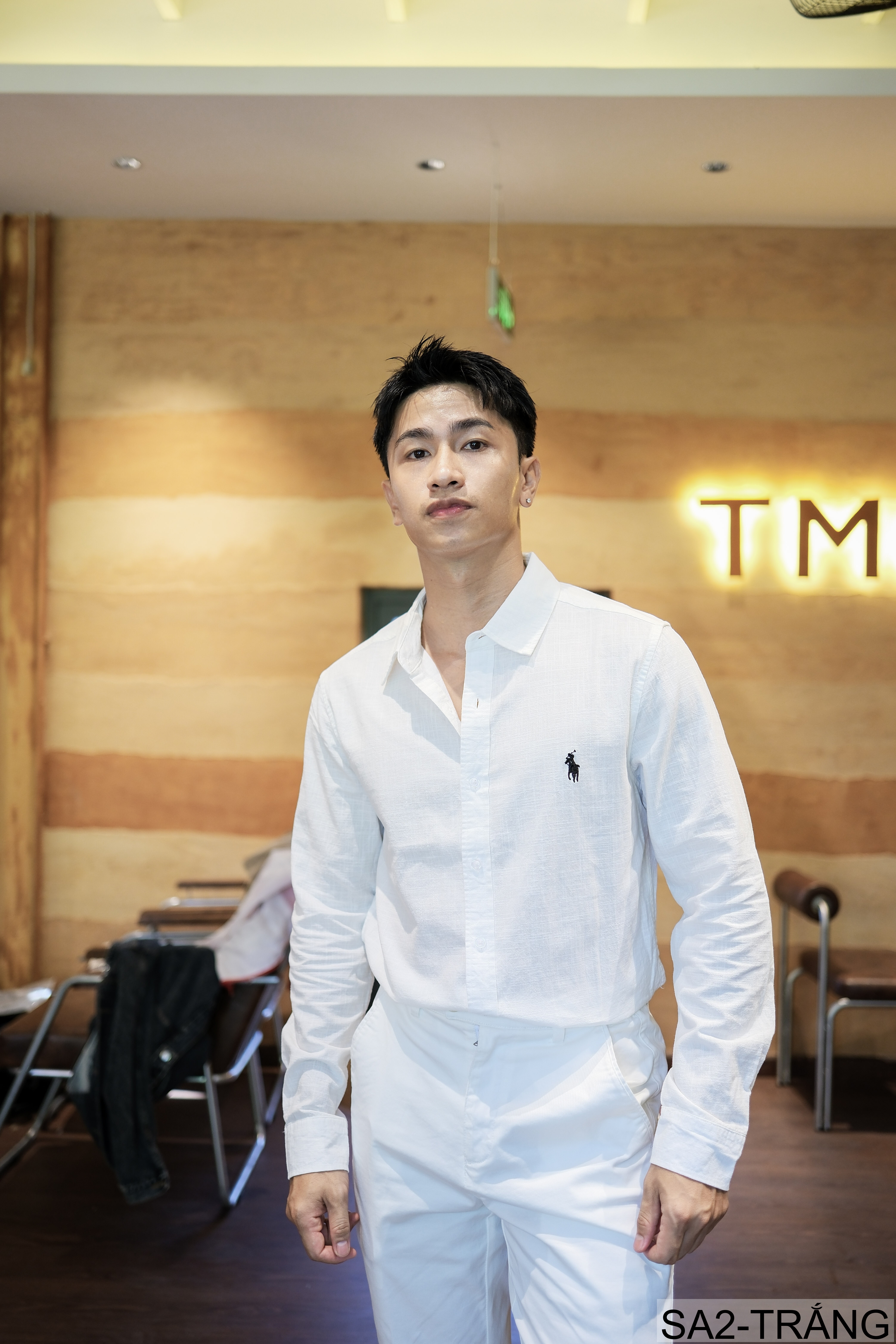 SA2 - Áo sơ mi nam dài tay thêu logo nhỏ, chất cotton mềm mại, dáng rộng thoải mái, phong cách Nhật Bản_thumbnail_1