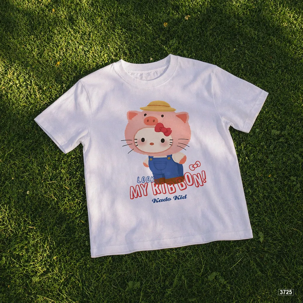 Áo thun bé gái kittie form rộng thoải mái Kado 3725_thumbnail_6
