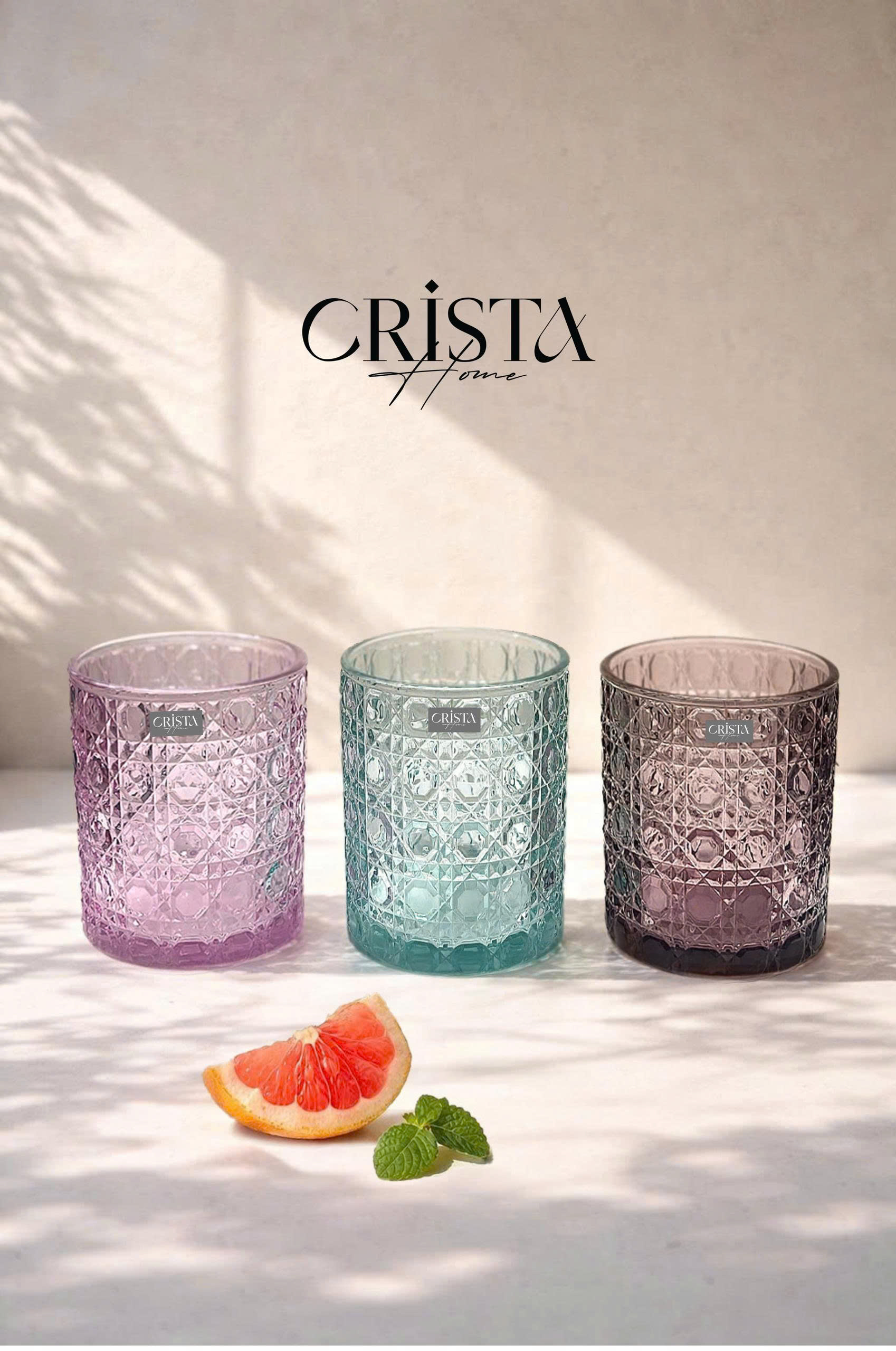 Bộ 6 cốc thủy tinh vân pha lê nổi 390ml Crista Home_thumbnail_6