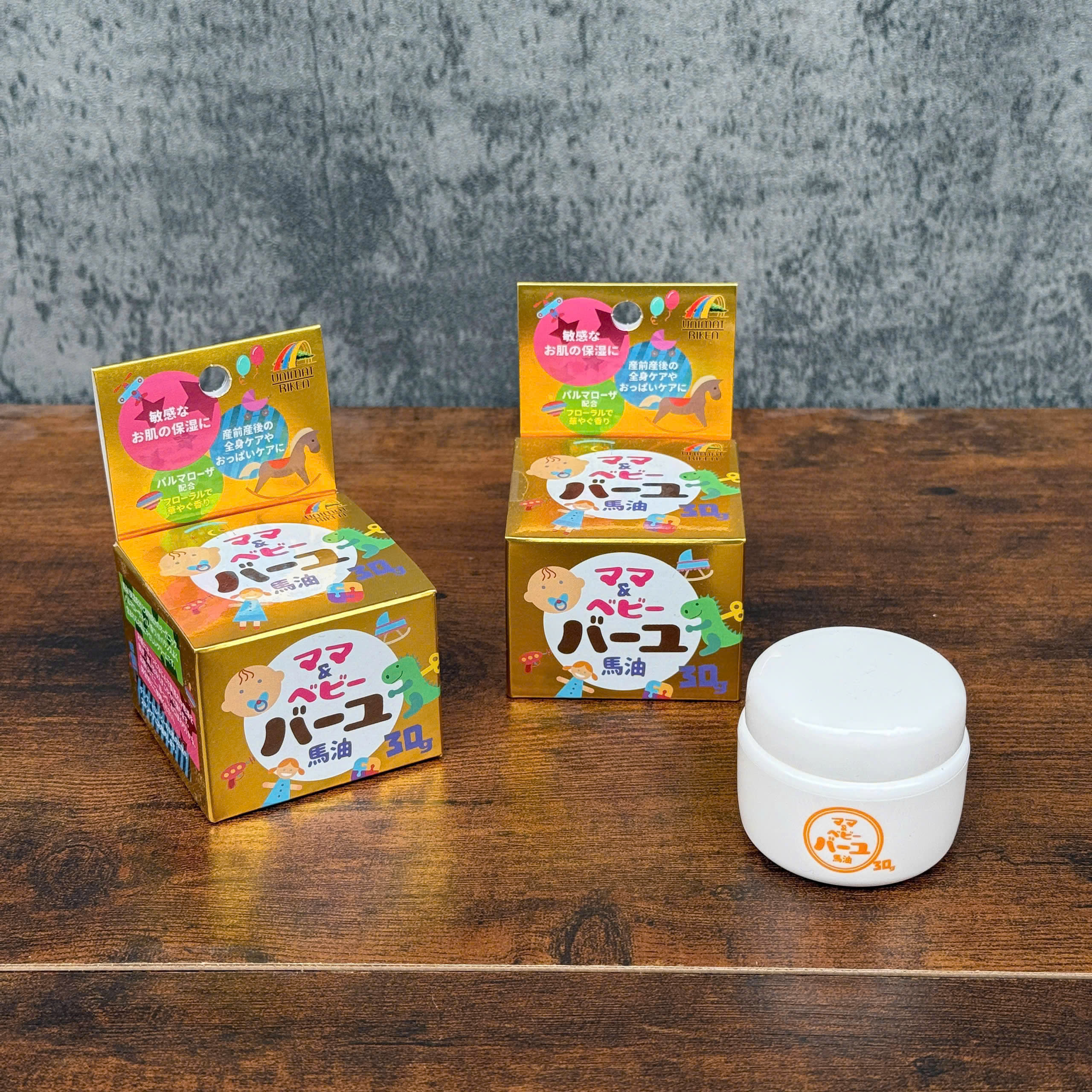 Kem Dưỡng Ẩm Cho Trẻ Sơ Sinh Và Mẹ Bầu Unimat Rikken 30g_thumbnail_0