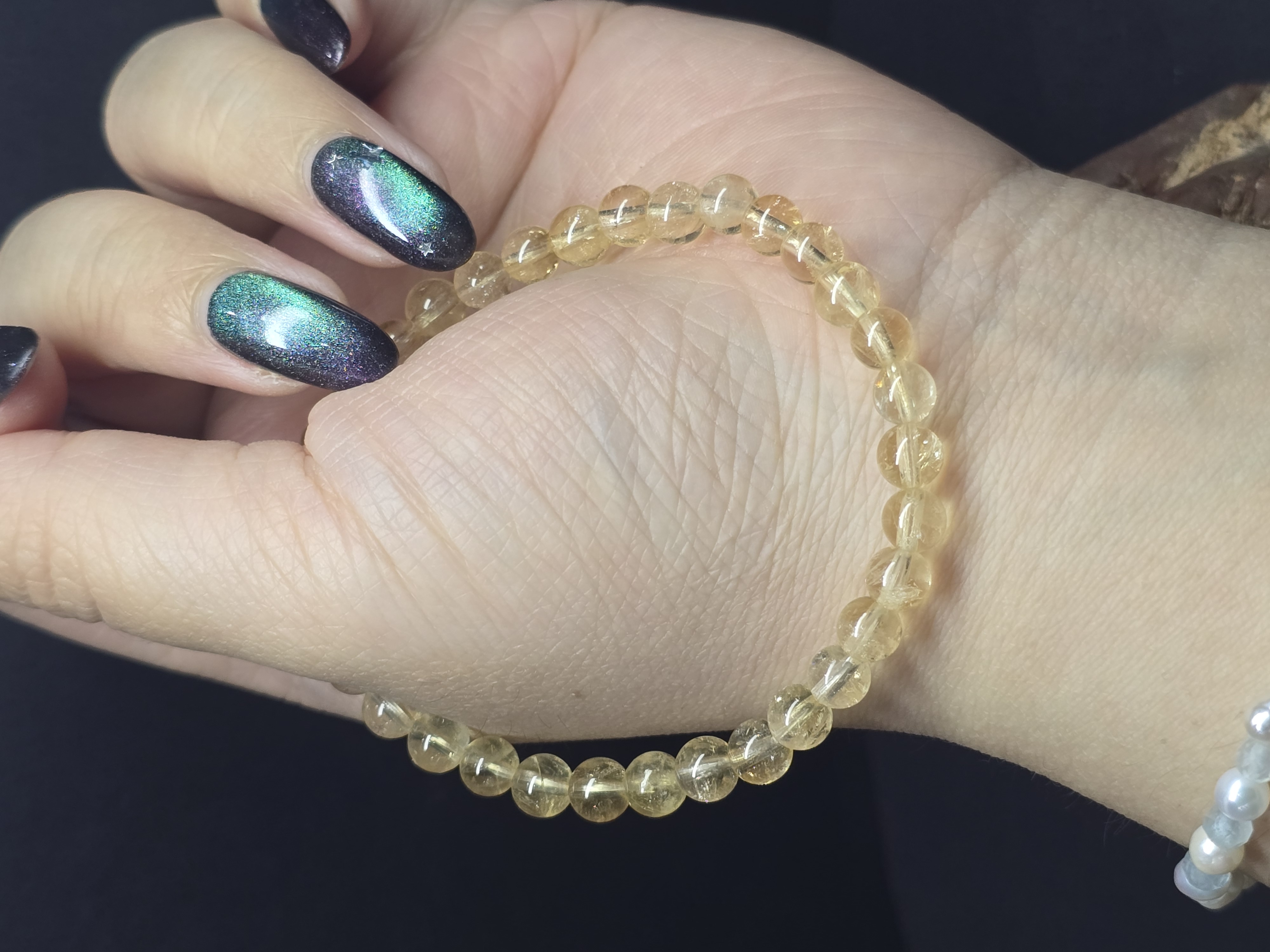 Vòng Đá Thạch Anh Vàng Citrine Tự Nhiên_thumbnail_3