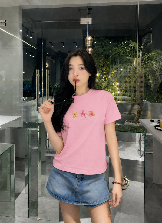 Áo thun cotton BBT 3 HOA (Summer Flowers) Underthinker_thumbnail_4