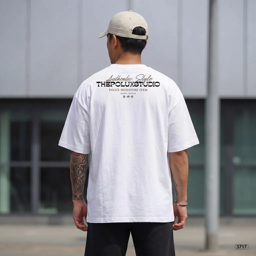 Áo thun nam form rộng streetwear style Polux 3717_thumbnail_6