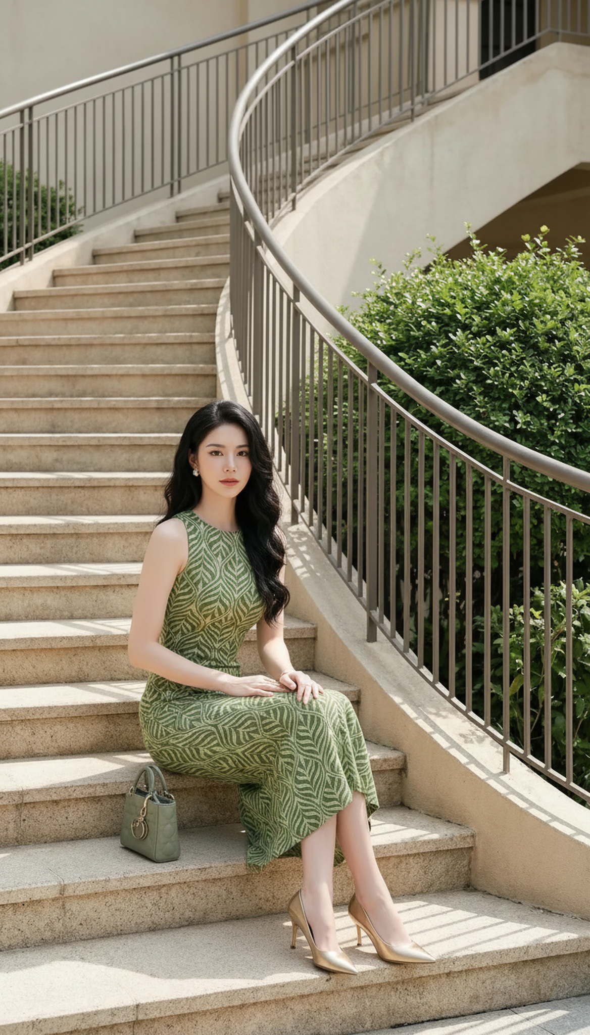 ✨ Đầm Lụa Xanh Lá Thanh Lịch ✨_thumbnail_1