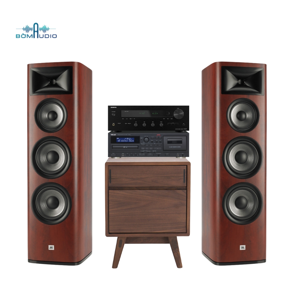 Combo Amply ONKYO TX-8470 + Loa Cột JBL STUDIO 698 + Đầu CD/Cassette TEAC AD-850-SE – JT1_thumbnail_1