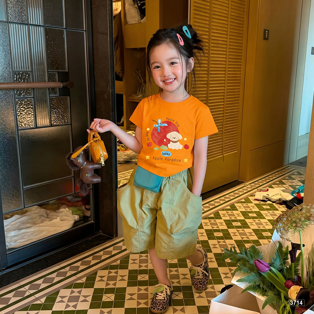 Áo thun bé trai bé gái hoạt hình cún siêu yêu Kado 3714_thumbnail_3