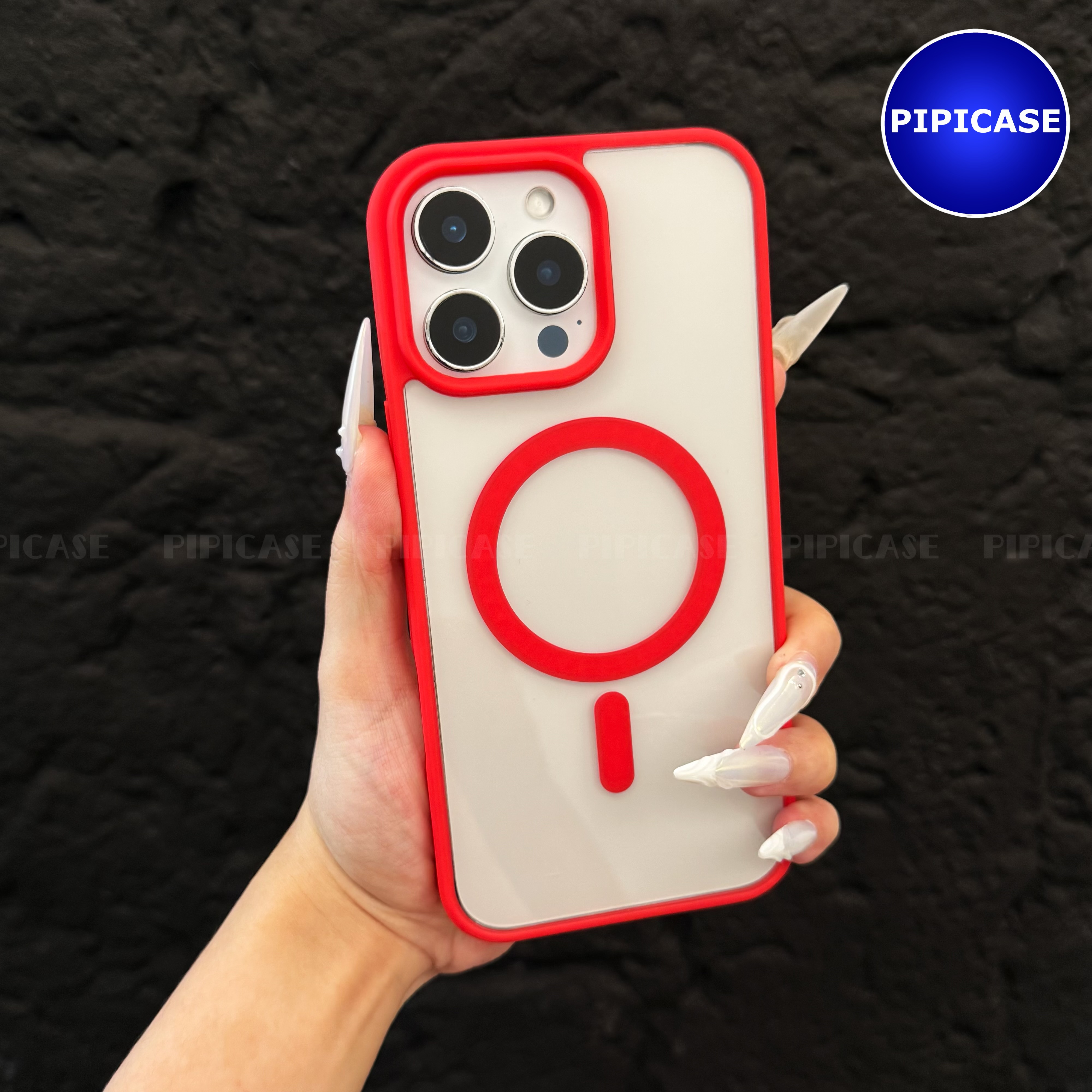 Ốp Lưng iPhone 16 Pro Max - Chic - Đỏ Tươi_thumbnail_2