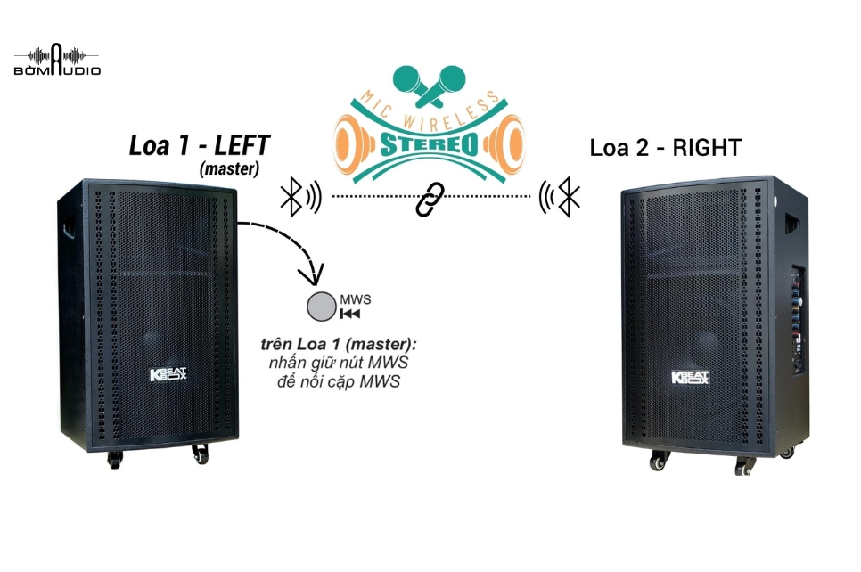Tính năng Mic Wireless Stereo (MWS)