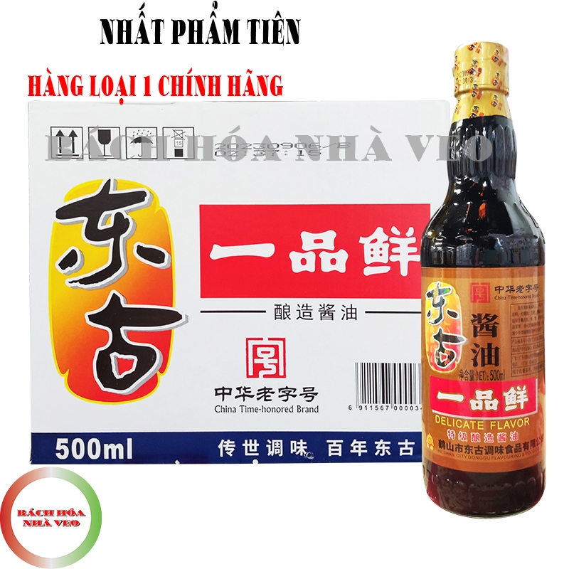 Thùng 12 Chai Xì Dầu Càng Cua Nhất Phẩm Tiên Hàng Chuẩn Date Mới Đóng Gói Chắc Chắn, Giao Toàn Quốc