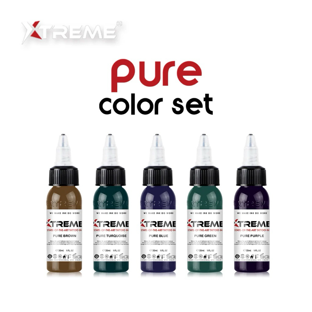 Pure Color Set - XTREME INK (1oz) - Made in USA - Hàng mới về (HSD: 2029)
