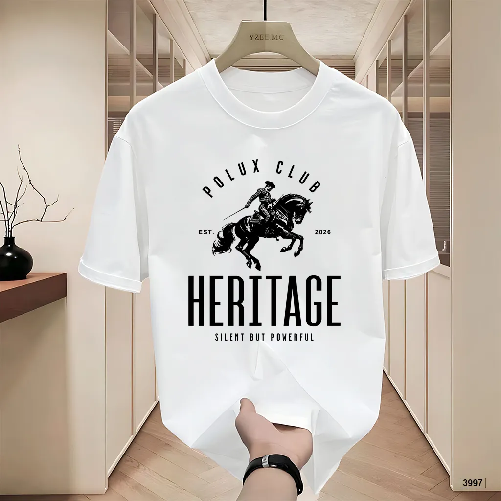Áo thun nam oversize classic đứng form Polux 3997