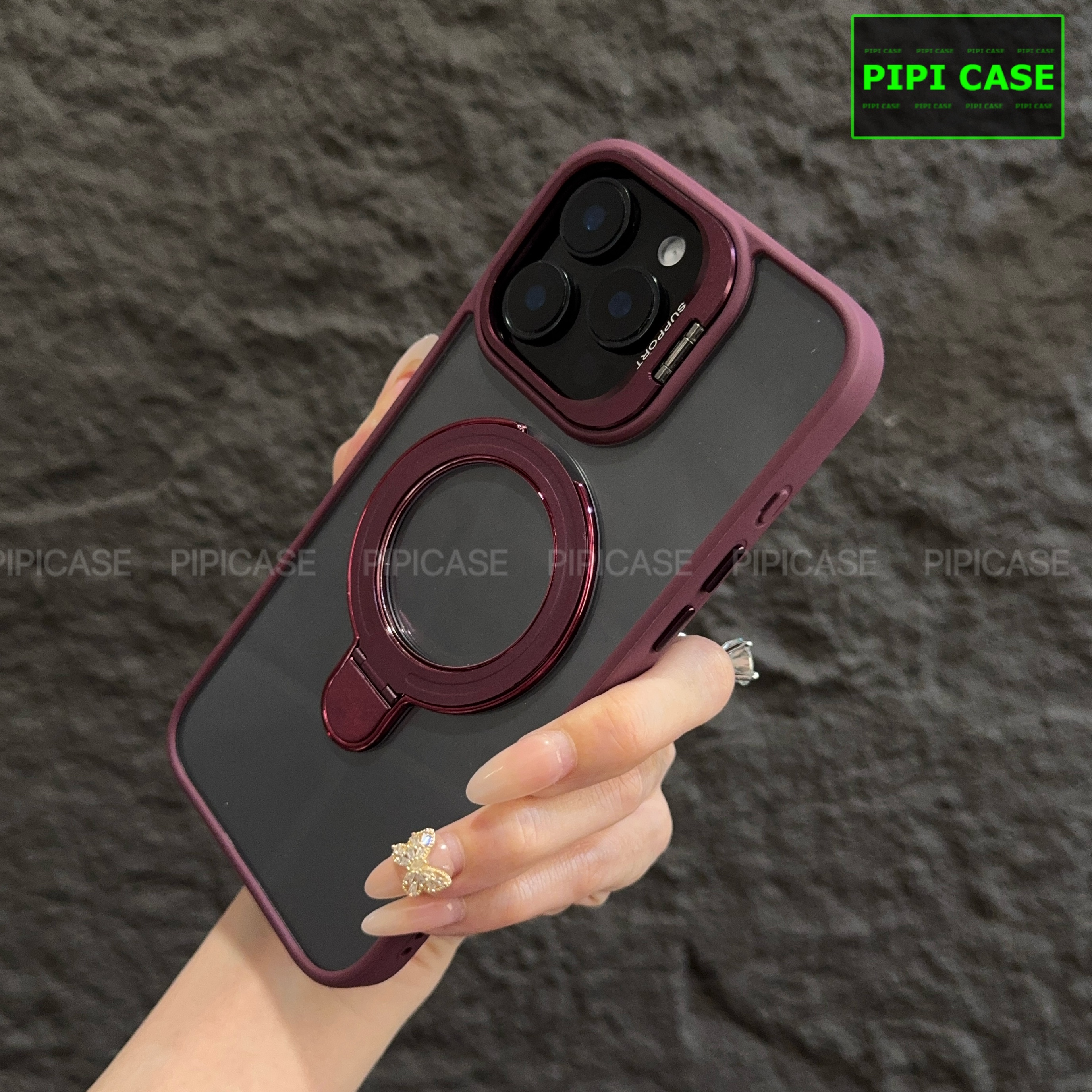 Ốp Lưng iPhone 12 Pro Max - Super Gone - Đỏ_thumbnail_6