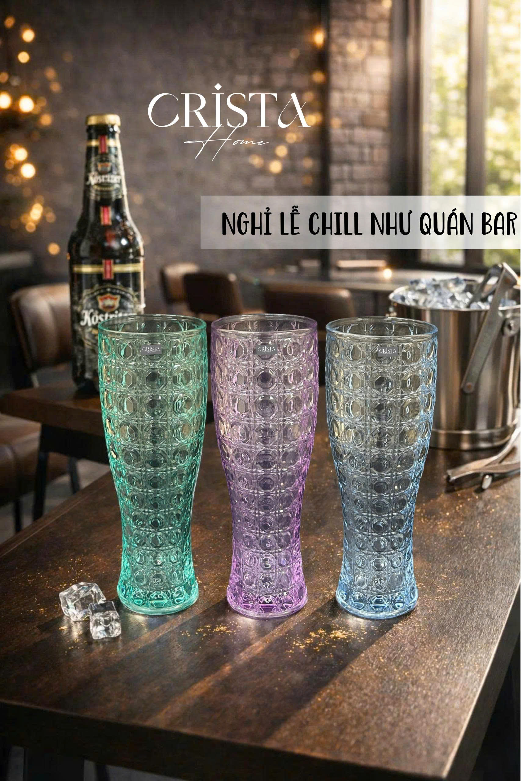 Set 6 ly bia thủy tinh vân pha lê nổi 440ml Crista Home_thumbnail_5