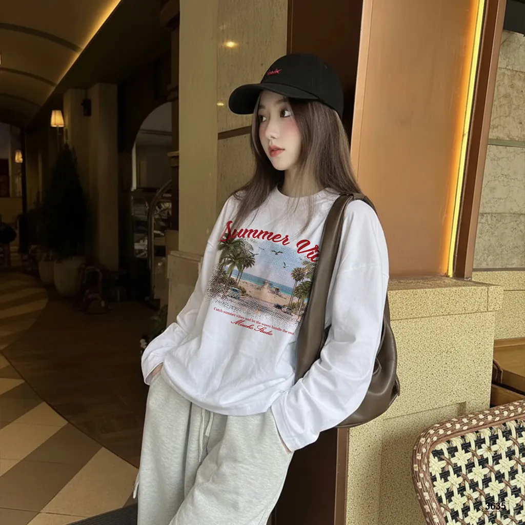 Áo thun boxy tay dài Summer Vibes Miucho 3635_thumbnail_2