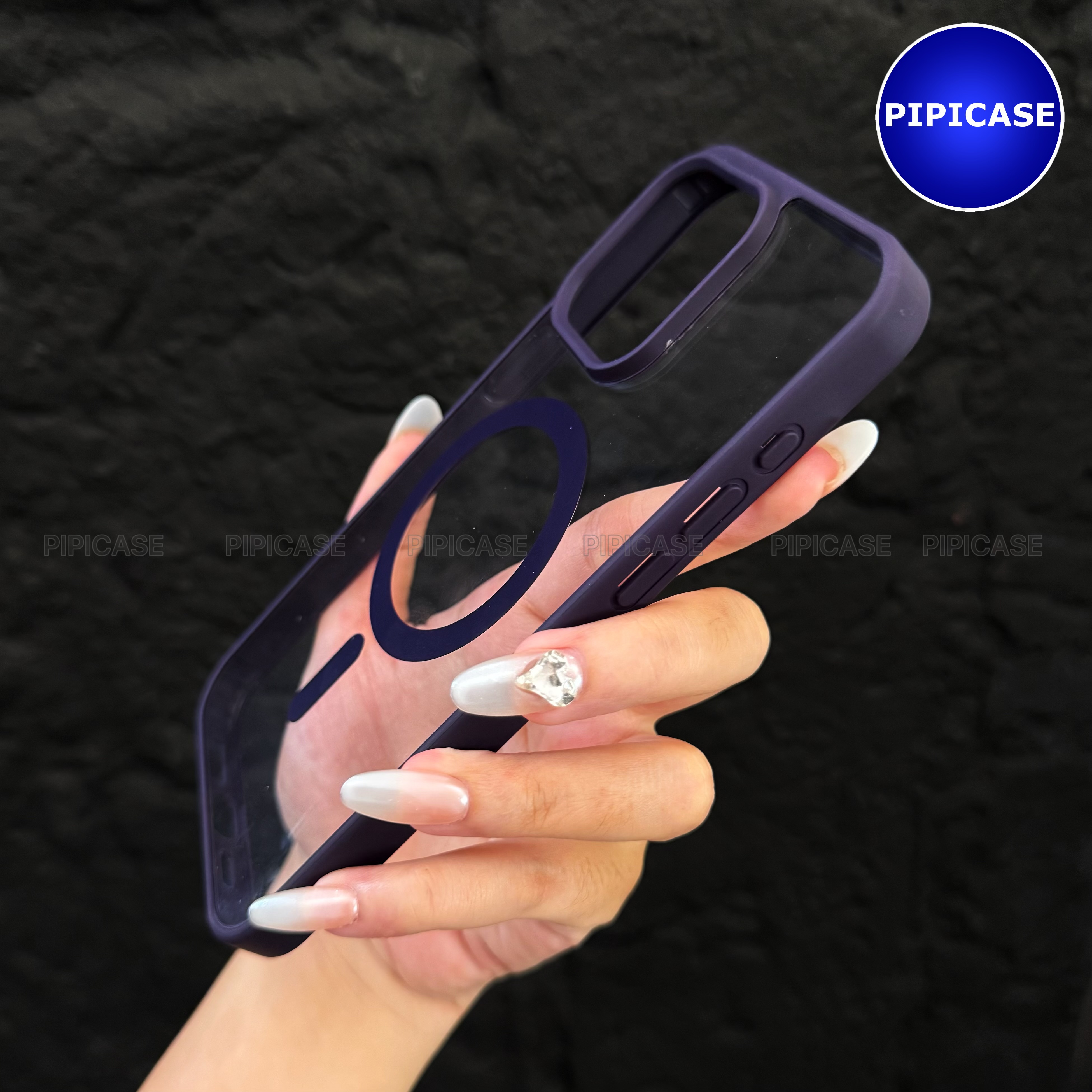 Ốp Lưng iPhone 15 Pro Max - Chic - Tím_thumbnail_1