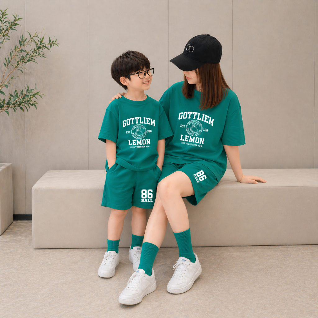 Bộ đồ cho mẹ và bé in GOTTLIEM LEMON - Loza Kids B675_thumbnail_4