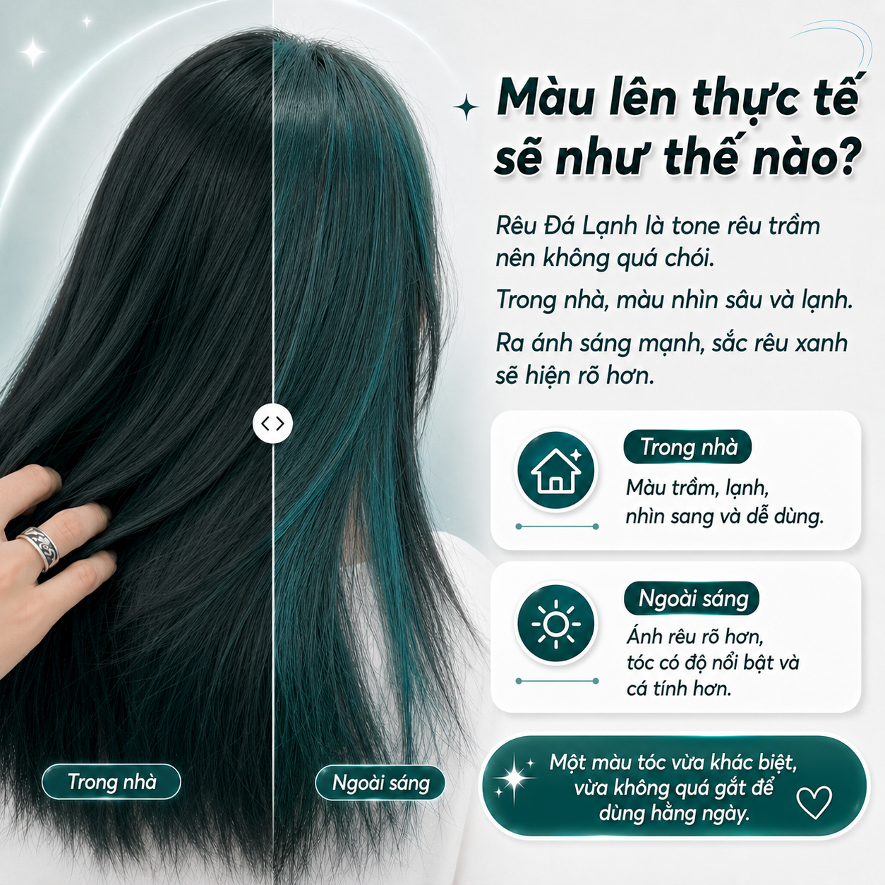Thuốc Nhuộm Tóc RÊU ĐÁ LẠNH Tự Nhuộm Tại Nhà Không Tẩy, Hợp Đi Học Đi Chơi Siêu Tôn Da_thumbnail_4