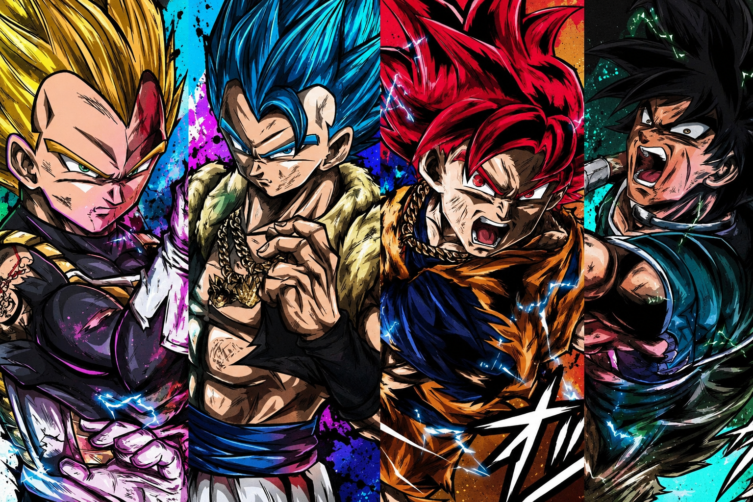 Dragon Ball Vegeta Gogeta Goku Broly Super Brilhante — ANM-DBS-447