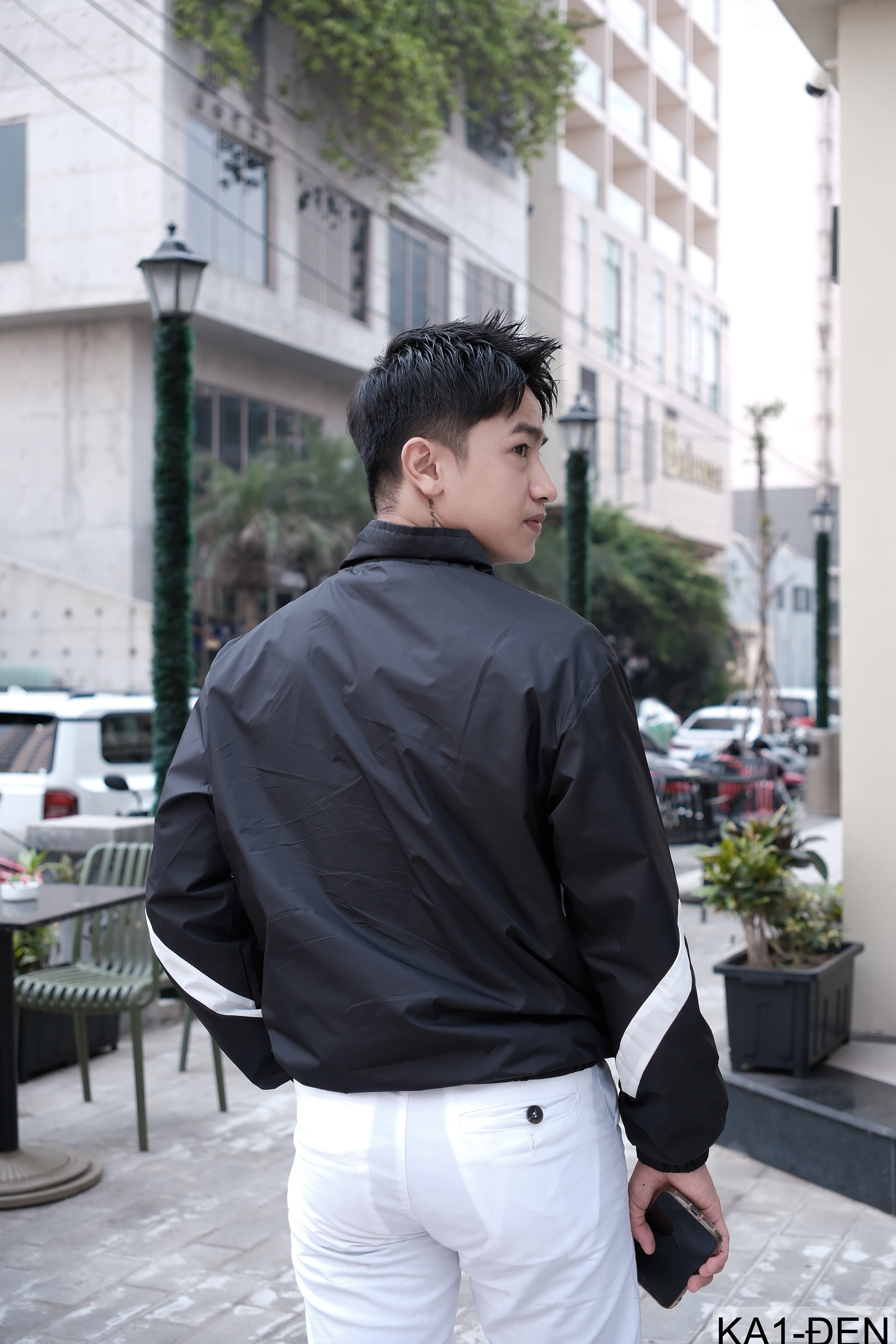 KA1 - Áo khoác nam thể thao phong cách Hàn Quốc, màu xanh đen, thiết kế năng động_thumbnail_5