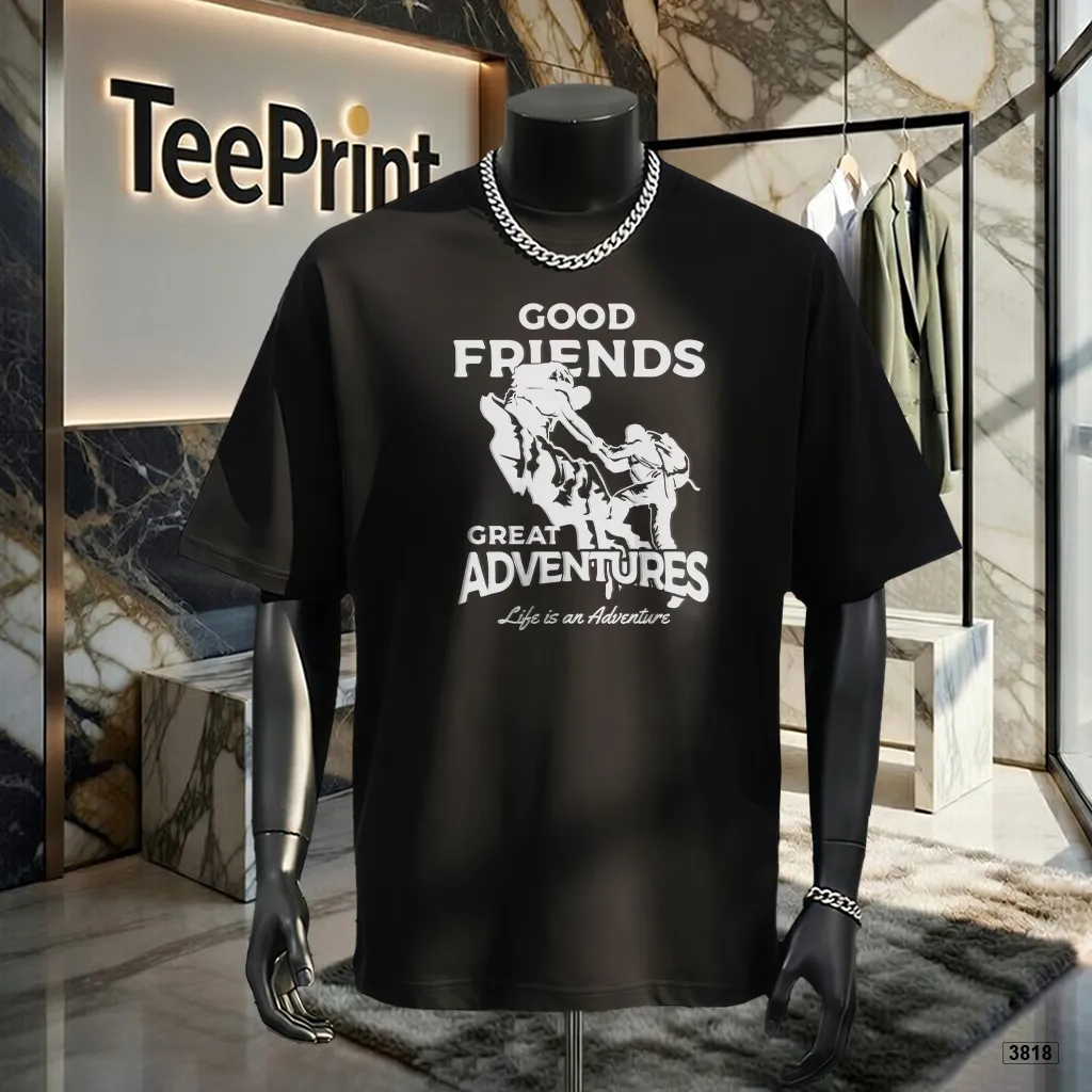 Áo thun nam oversize sporty style TeePrint 3818