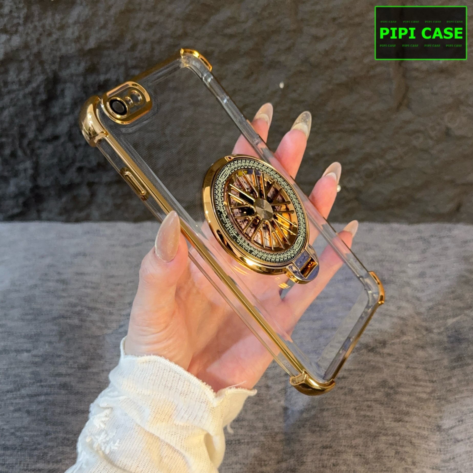 Ốp Lưng iPhone 6 Plus / 6S Plus - AB - Vàng