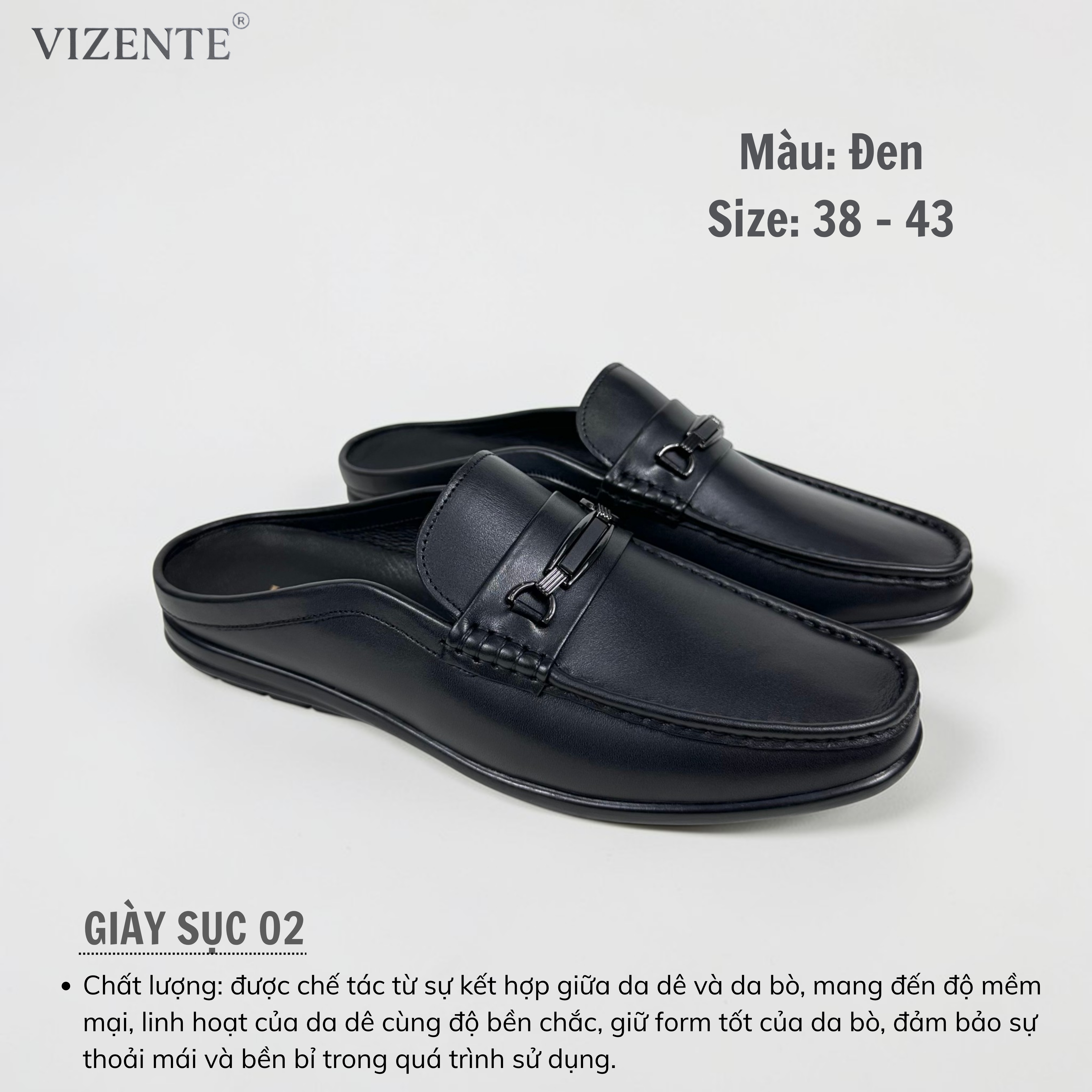 Giày Da Nam Sục Lười 02