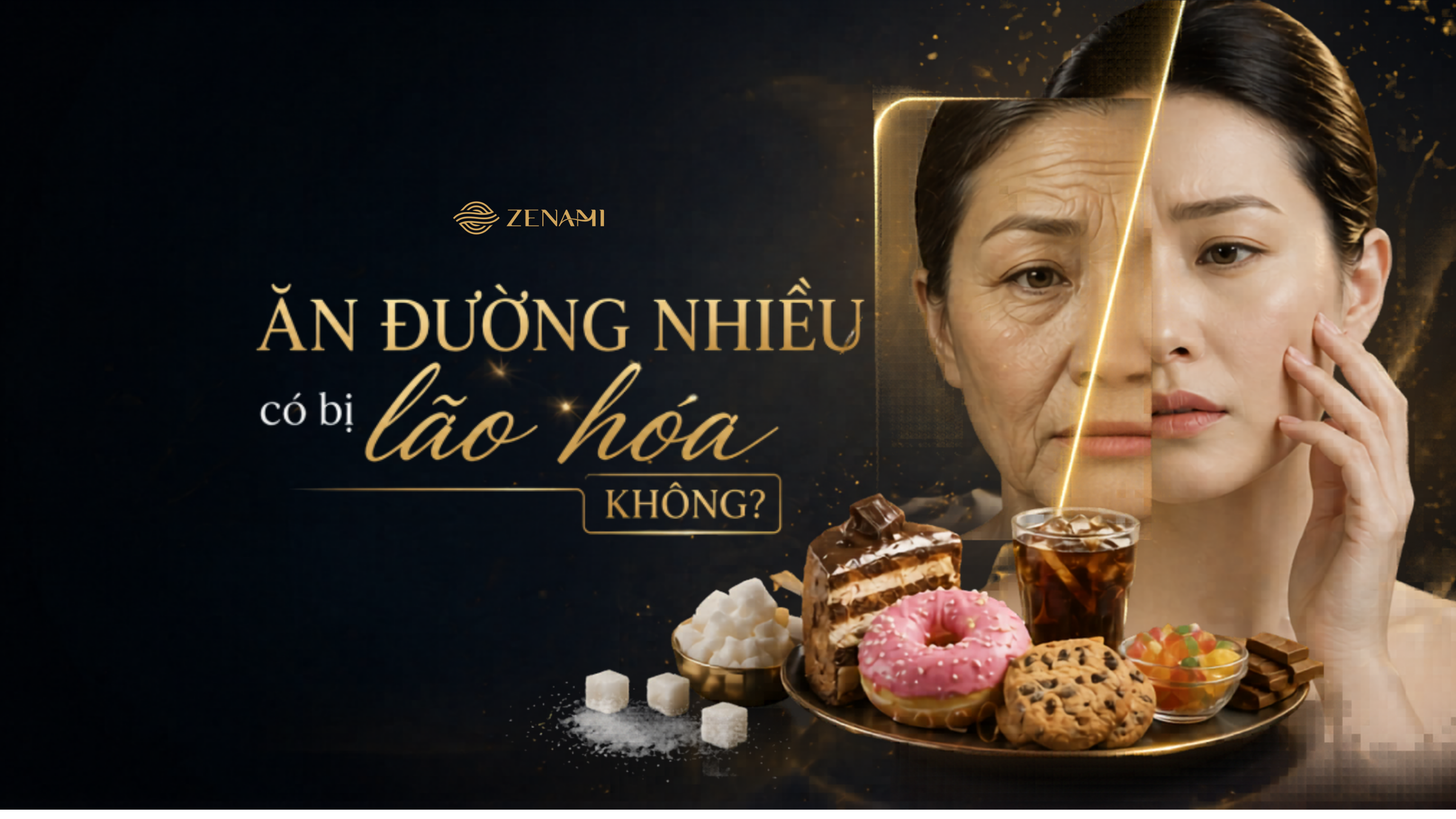 Ăn đường nhiều có bị lão hóa không? Và sự thật ít người biết