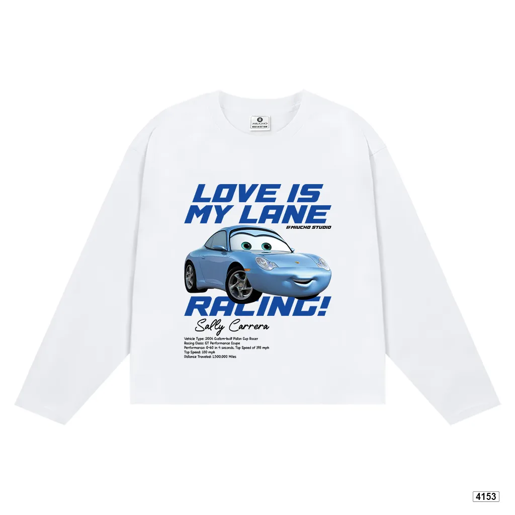 Áo thun tay dài form boxy Love Is My Lane streetwear Miucho 4153_thumbnail_0