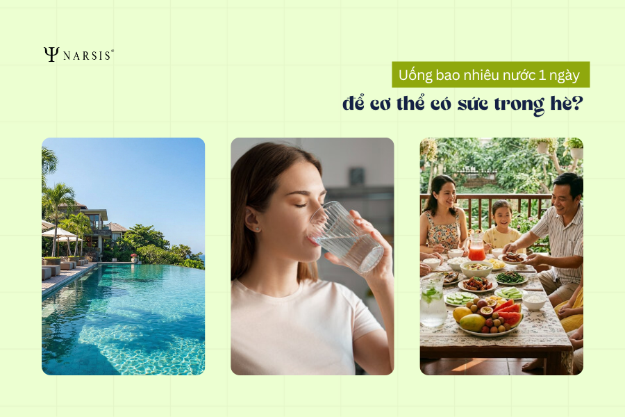 Uống bao nhiêu nước 1 ngày để cơ thể có sức trong hè?