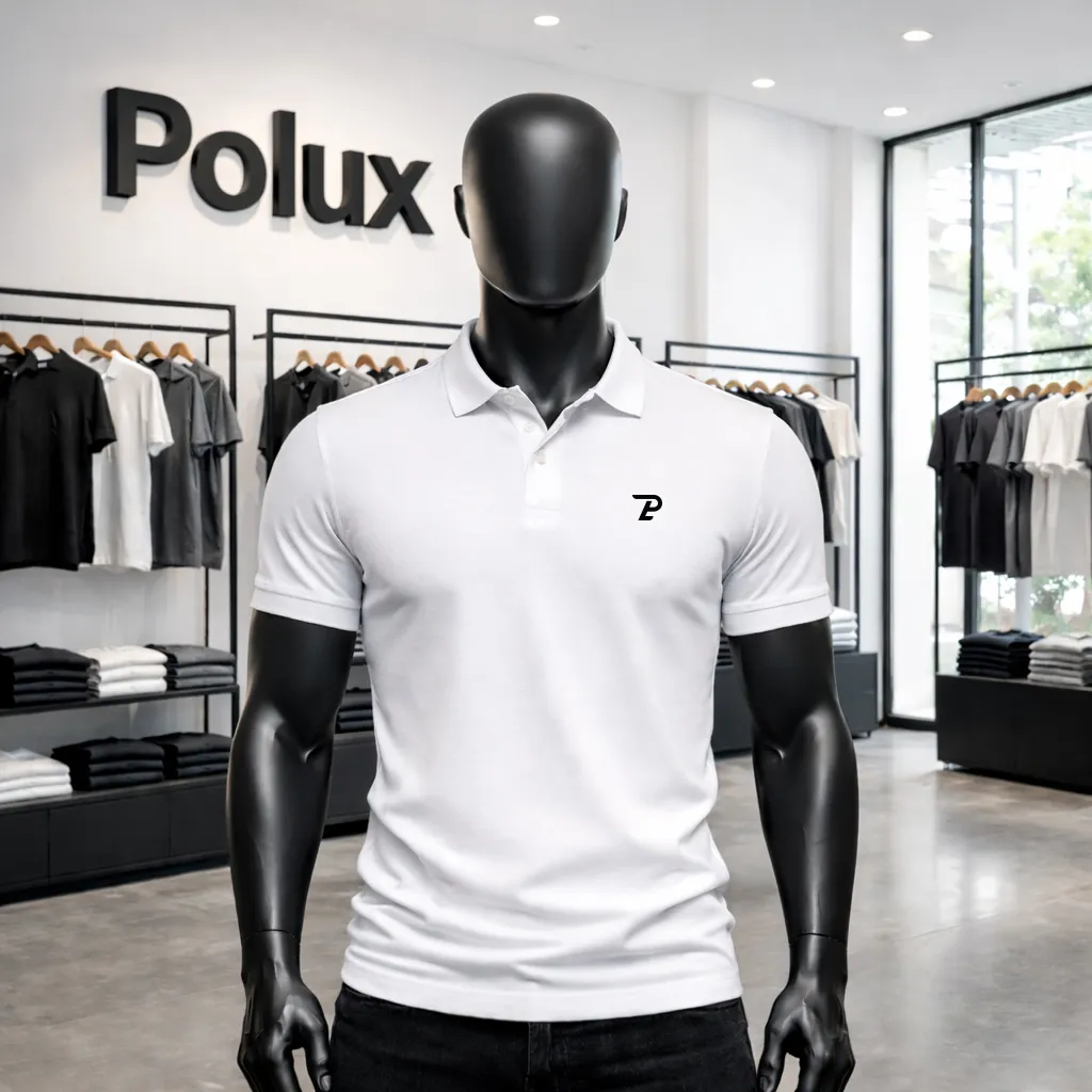 Áo polo nam form vừa hoạt tiết nhỏ đơn giản dễ phối Polux 3380