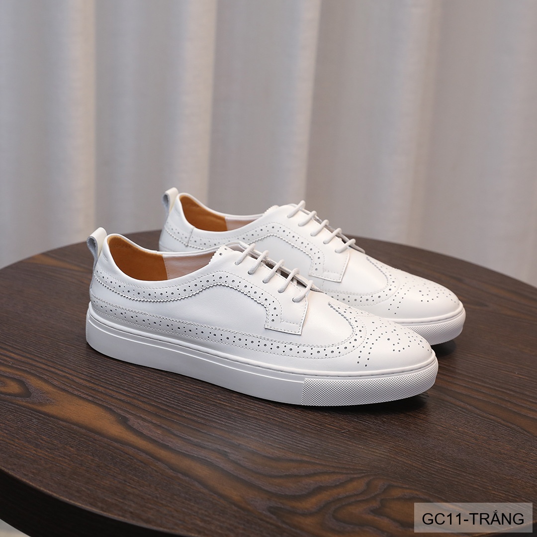 GC11 - Giày Nam Brogue Da Thật Phong Cách Anh Quốc Thiết Kế Sneaker Thời Trang_thumbnail_7