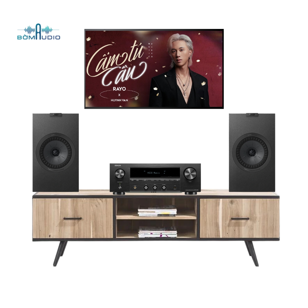 Combo Amply DENON DRA-900H  + Loa Bookshelf KEF Q3 META – DK2_thumbnail_1