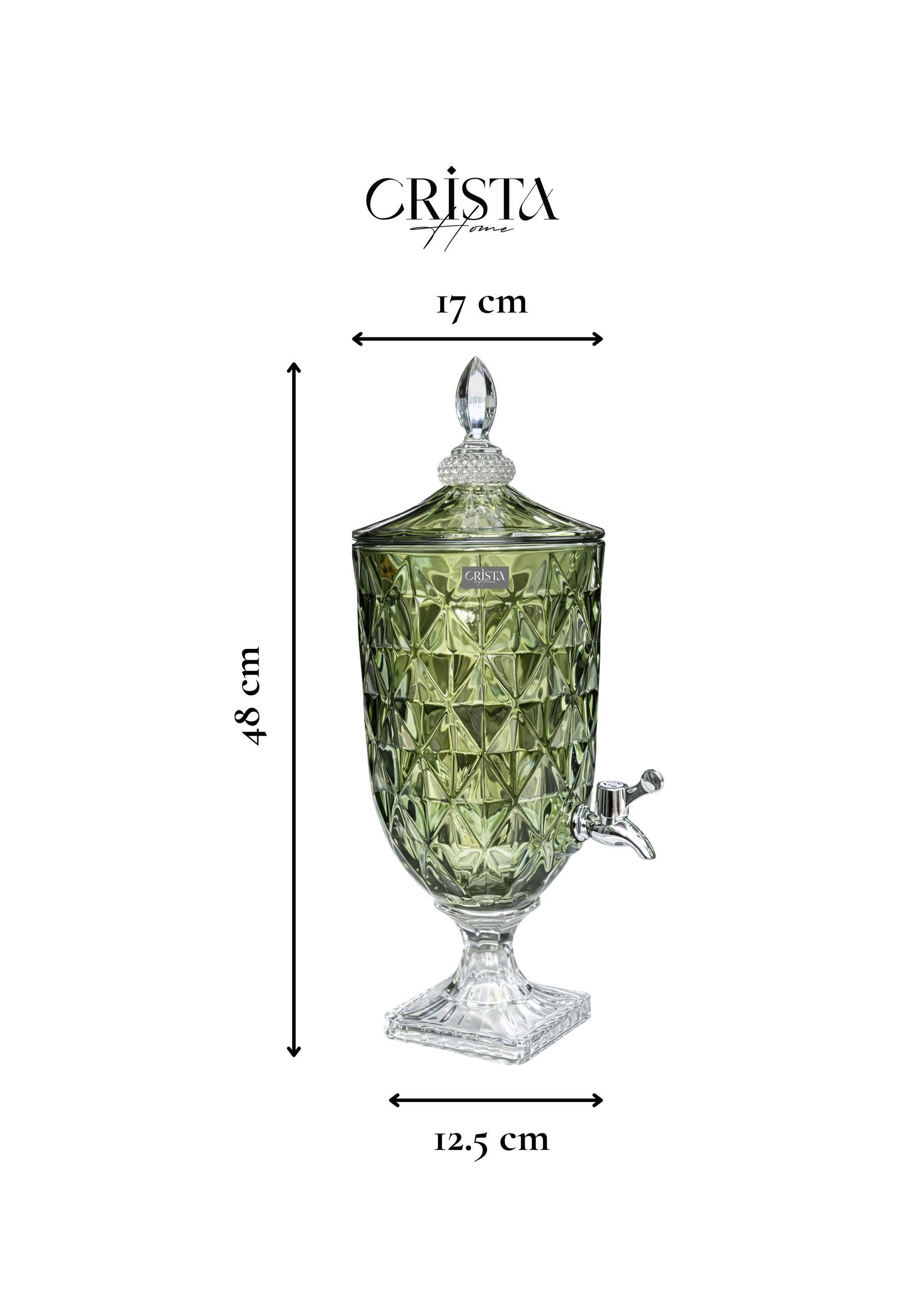 Bình thuỷ tinh vân kim cương có vòi 3.3L Crista Home_thumbnail_17